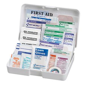 41-Piece Auto First Aid Kit, Plastic Case