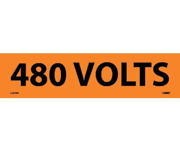 480 VOLTS ELECTRICAL MARKER