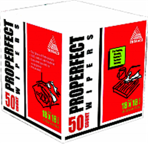 50 COUNT BOX PROPERFECT® PREMIUM PAINTER’S WIPING RAGS