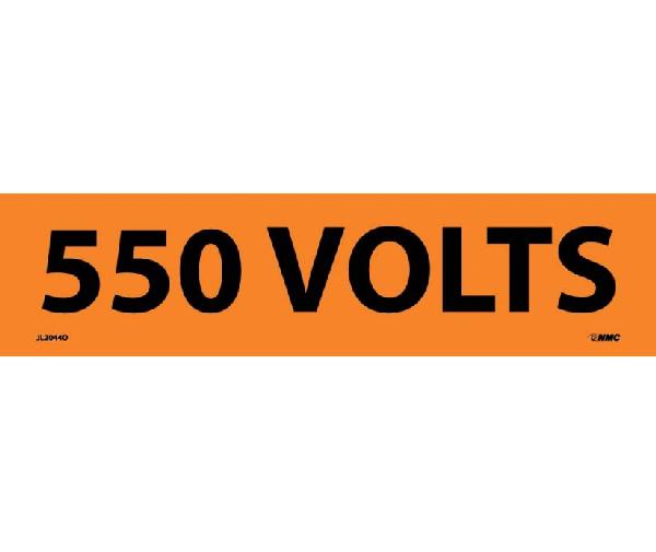 550 VOLTS ELECTRICAL MARKER