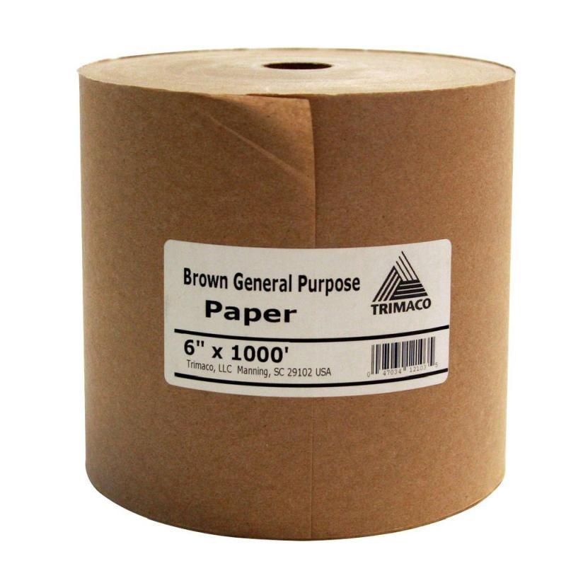 6 X 1000' GENERAL PURPOSE BROWN MASKING PAPER