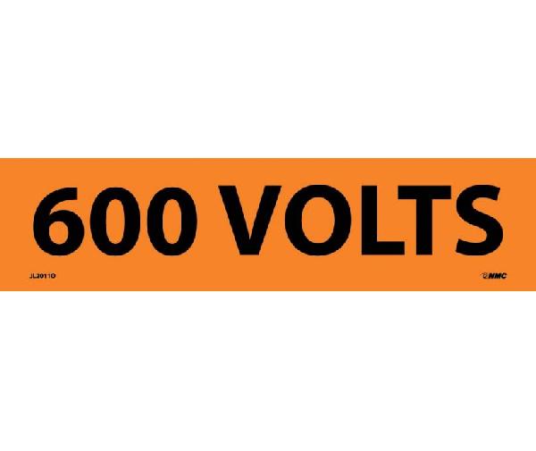 600 VOLTS ELECTRICAL MARKER