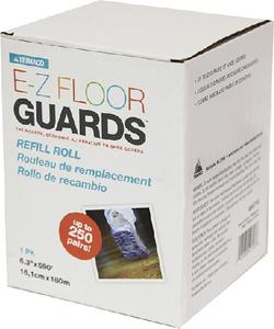 6.3 X 590' 1.38mil E-Z FLOOR GUARDS® FOR SHOES REFILL FILM ROLL 250 PAIRS