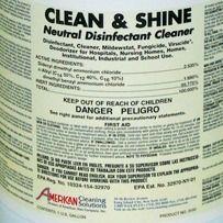 ACS 5190 Clean & Shine Neutral Disinfectant Cleaner (1 Case / 4 Gallons)