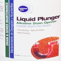 ACS 9224 Liquid Plunger Alkaline Drain Opener (1 Case / 4 Gallons)