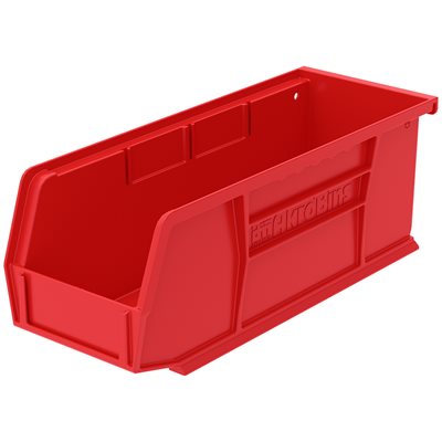 AkroBins® Standard Storage Bin, 10 7/8L x 4H x 4 1/8W, Red