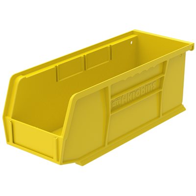 AkroBins® Standard Storage Bin, 10 7/8L x 4H x 4 1/8W, Yellow