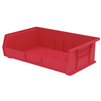 AkroBins® Standard Storage Bin, 10 7/8L x 5H x 16 1/2W, Red