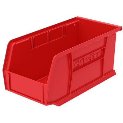 AkroBins® Standard Storage Bin, 10 7/8L x 5H x 5 1/2W, Red