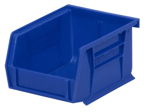 AkroBins® Standard Storage Bin, 5 3/8L x 3H x 4 1/8W, Blue