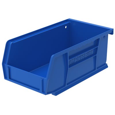 AkroBins® Standard Storage Bin, 7 3/8L x 3H x 4 1/8W, Blue
