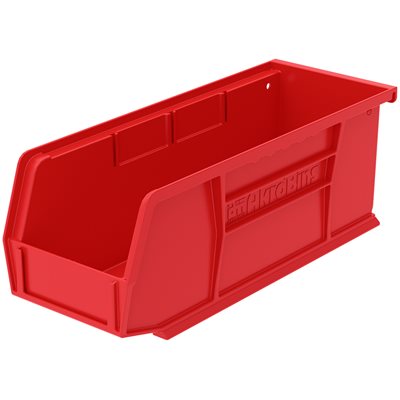 AkroBins® Standard Storage Bin, 7 3/8L x 3H x 4 1/8W, Red