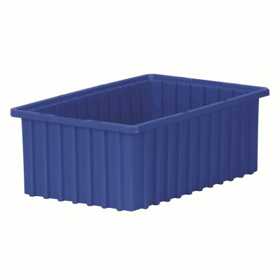 Akro-Mills Akro-Grid Dividable Grid Container, 16 1/2L x 6H x 10 7/8W, Blue