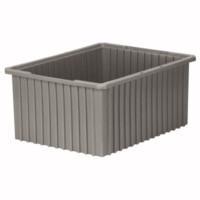 Akro-Mills Akro-Grid Dividable Grid Container, 22 3/8L x 10H x 17 3/8W, Grey