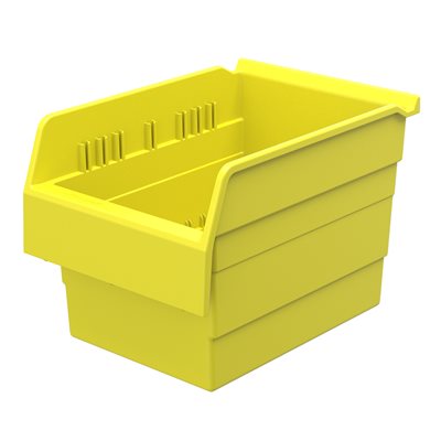 Akro-Mills ShelfMax8™ Bin, 11 5/8L x 8H x 8 2/7W, Yellow