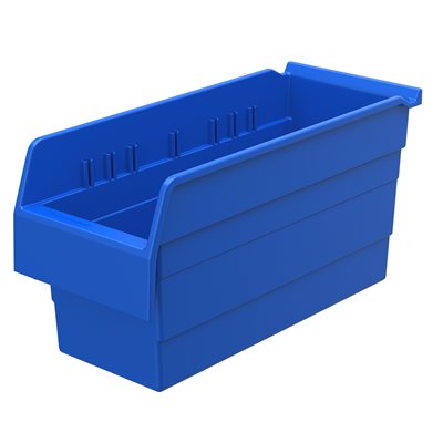 Akro-Mills ShelfMax8™ Bin, 15 5/8L x 8H x 6 5/8W, Blue