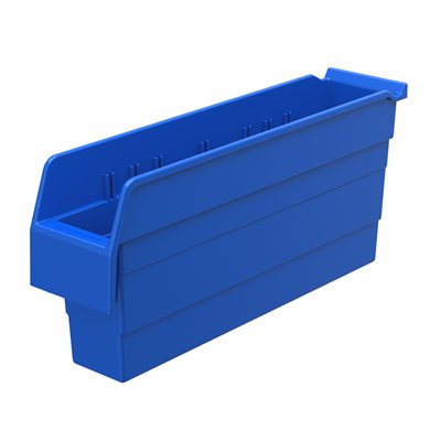 Akro-Mills ShelfMax8™ Bin, 17 5/8L x 8H x 4 1/8W, Blue