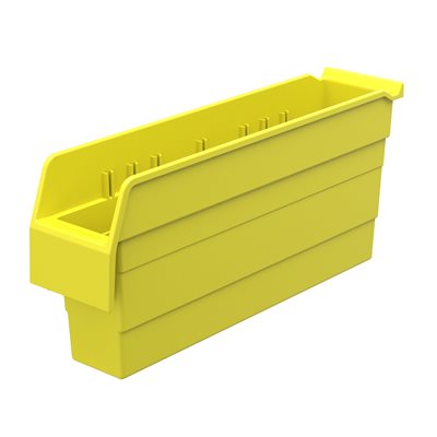 Akro-Mills ShelfMax8™ Bin, 17 5/8L x 8H x 4 1/8W, Yellow