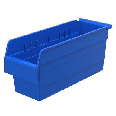 Akro-Mills ShelfMax8™ Bin, 17 5/8L x 8H x 6 5/8W, Blue