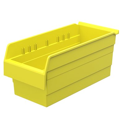 Akro-Mills ShelfMax8™ Bin, 17 5/8L x 8H x 8 2/7W, Yellow