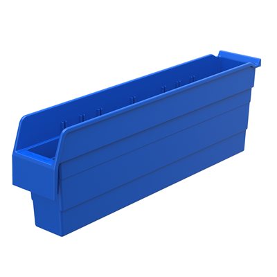 Akro-Mills ShelfMax8™ Bin, 23 5/8L x 8H x 4 1/8W, Blue