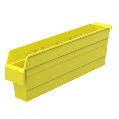 Akro-Mills ShelfMax8™ Bin, 23 5/8L x 8H x 4 1/8W, Yellow