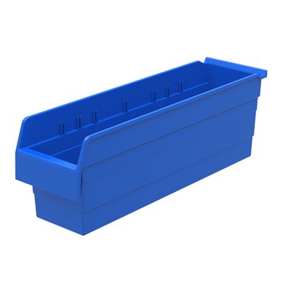 Akro-Mills ShelfMax8™ Bin, 23 5/8L x 8H x 6 5/8W, Blue