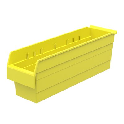 Akro-Mills ShelfMax8™ Bin, 23 5/8L x 8H x 6 5/8W, Yellow