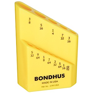 Bondhus 18037, Bondhex Case Holds 13 Tools .050 - 3/8