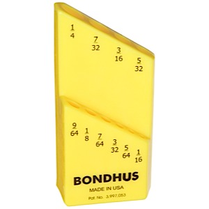Bondhus 18038, Bondhex Case Holds 10 Tools 1/16 - 1/4