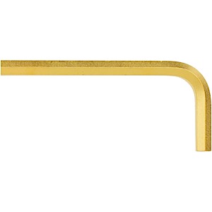 Bondhus 28207, 1/8 GoldGuard Plated Hex L-Wrench - Short