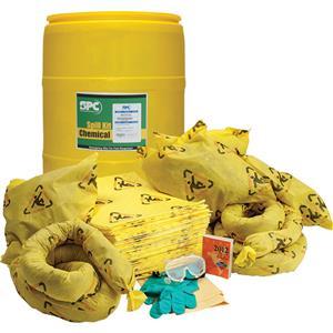 Brightsorb Hi-Vis Chemical 55 gal Drum Spill Kit