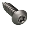 Button Head Pin In Six Lobe 18/8 Stainless Steel Sheet Metal Screws