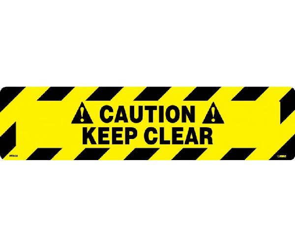 CAUTION KEEP CLEAR ANTI-SLIP CLEAT