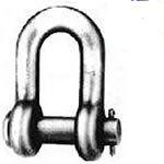 Chain Drop Forged Round Pin Galvanized Shackles Made in USA