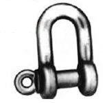 Chain Drop Forged Screw Pin Self Colored Shackles Made in USA