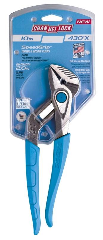 Channellock SpeedGrip 10 in. Tongue and Groove Pliers
