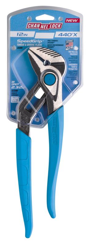 Channellock 12” Speedgrip Tongue & Groove Plier - Mutual Screw & Supply