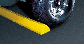 Checkers CS4S-HY Standard 4 FT Parking Stop Yellow