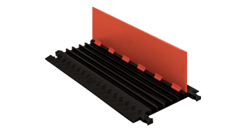 Checkers GD5X75-ST-O/B 5-Channel Protector with Standard Ramps - Orange/Black (Low Profile)