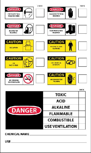 CHEMICAL ID LABEL