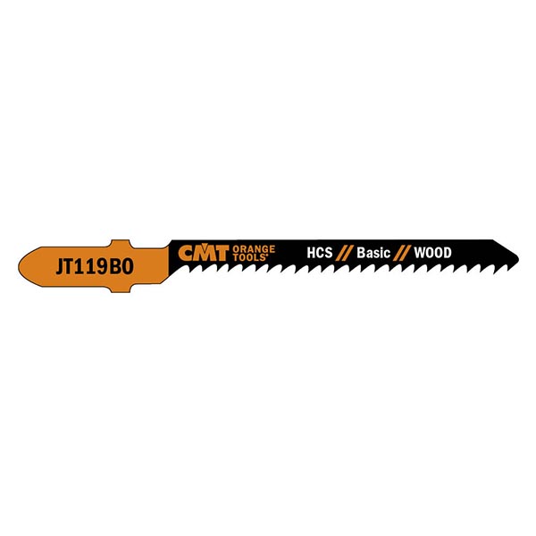 CMT 3 x 12TPI Curve Cut Softwood Jig Saw Blades - 5 Pack