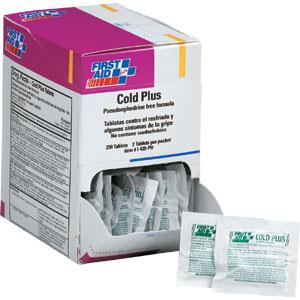 Cold Plus Tablets, 250/Box