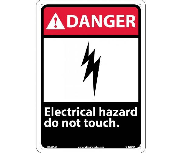 DANGER ELECTRICAL HAZARD DO NOT TOUCH SIGN