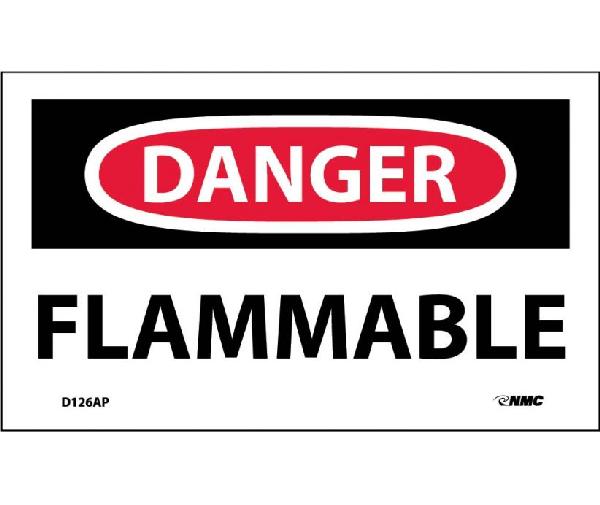 DANGER FLAMMABLE LABEL