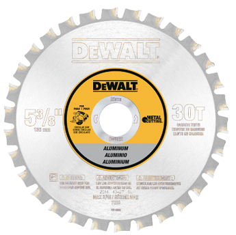 DeWalt 10 80 TPI Aluminum Thin Plate Circular Saw Blade - 5/8 Arbor