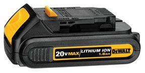 Dewalt DCB201 20V MAX Lithium Ion Compact Battery Pack (1.5 Ah)