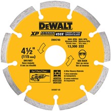 Dewalt DW4740 4-1/2 x .250 XP tuck point blade