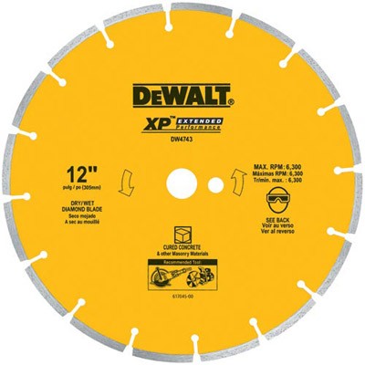 Dewalt DW4748 14'' Segmented Rim General Purpose Fast Cut
