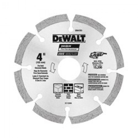 Dewalt DW4782 4-1/2 HP Segmented Diamond Blade
